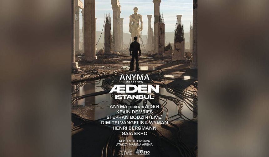 Anyma, 2026 ‘ÆDEN’ Global Tour kapsamında İstanbul'a geliyor
